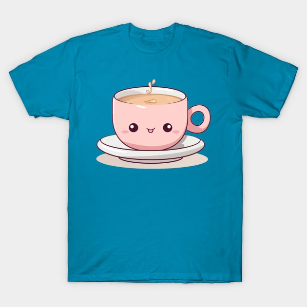 cute tea in Japanese style T-Shirt by MilkyBerry